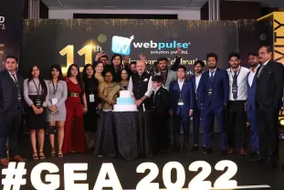 Webpulse Team Shines at GEA 2022 with Mr Anupam Kher